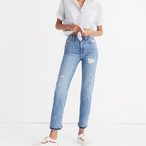 Madewell classic straight Jean 25